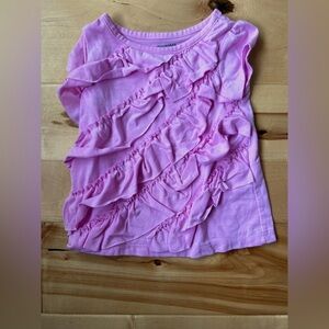 Gymboree Lilac Ruffle Tee Size 6-12 Months